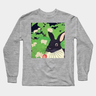The Japanese American Sable Rabbit Stares Long Sleeve T-Shirt